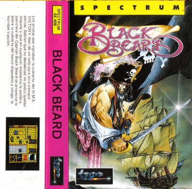 Black Beard box art for ZX Spectrum